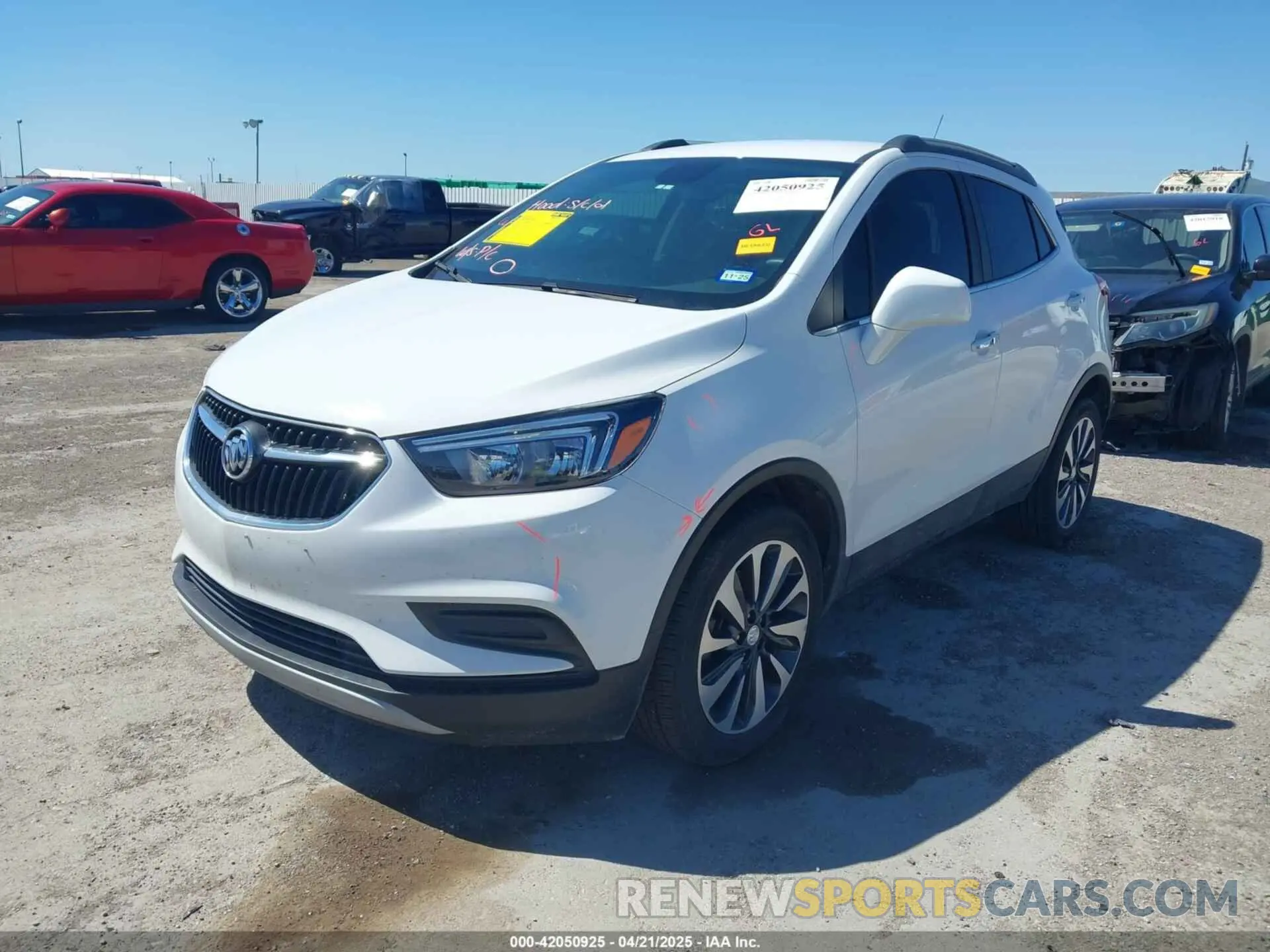 2 fotografías del automóvil dañado KL4CJASB4MB307108 BUICK ENCORE 2021
