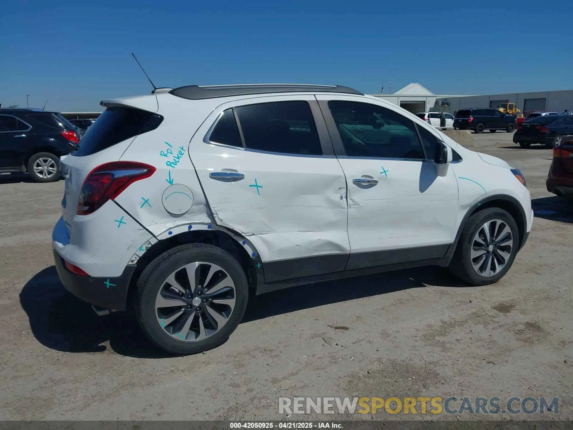 6 fotografías del automóvil dañado KL4CJASB4MB307108 BUICK ENCORE 2021