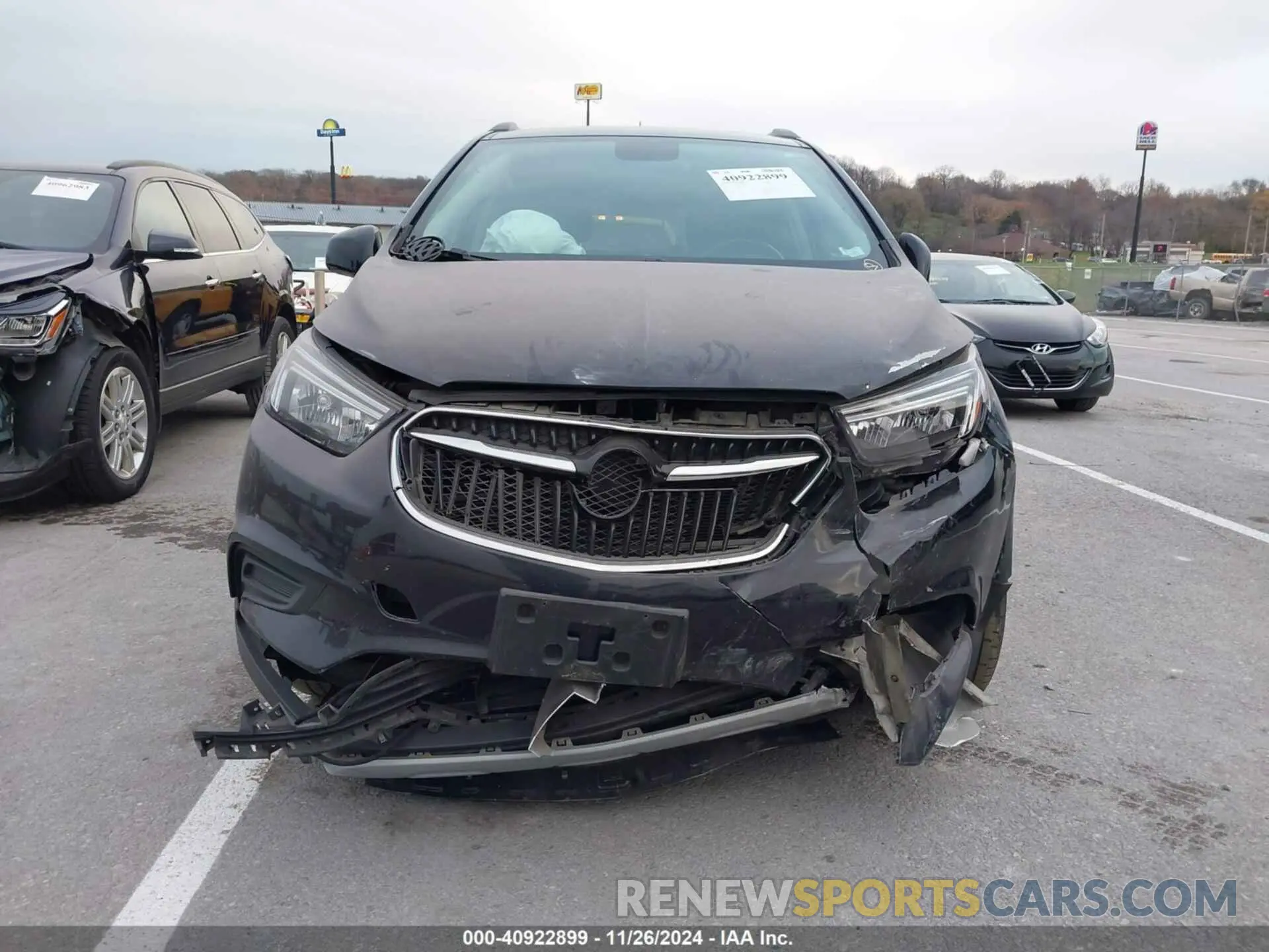12 fotografías del automóvil dañado KL4CJASB4MB333272 BUICK ENCORE 2021