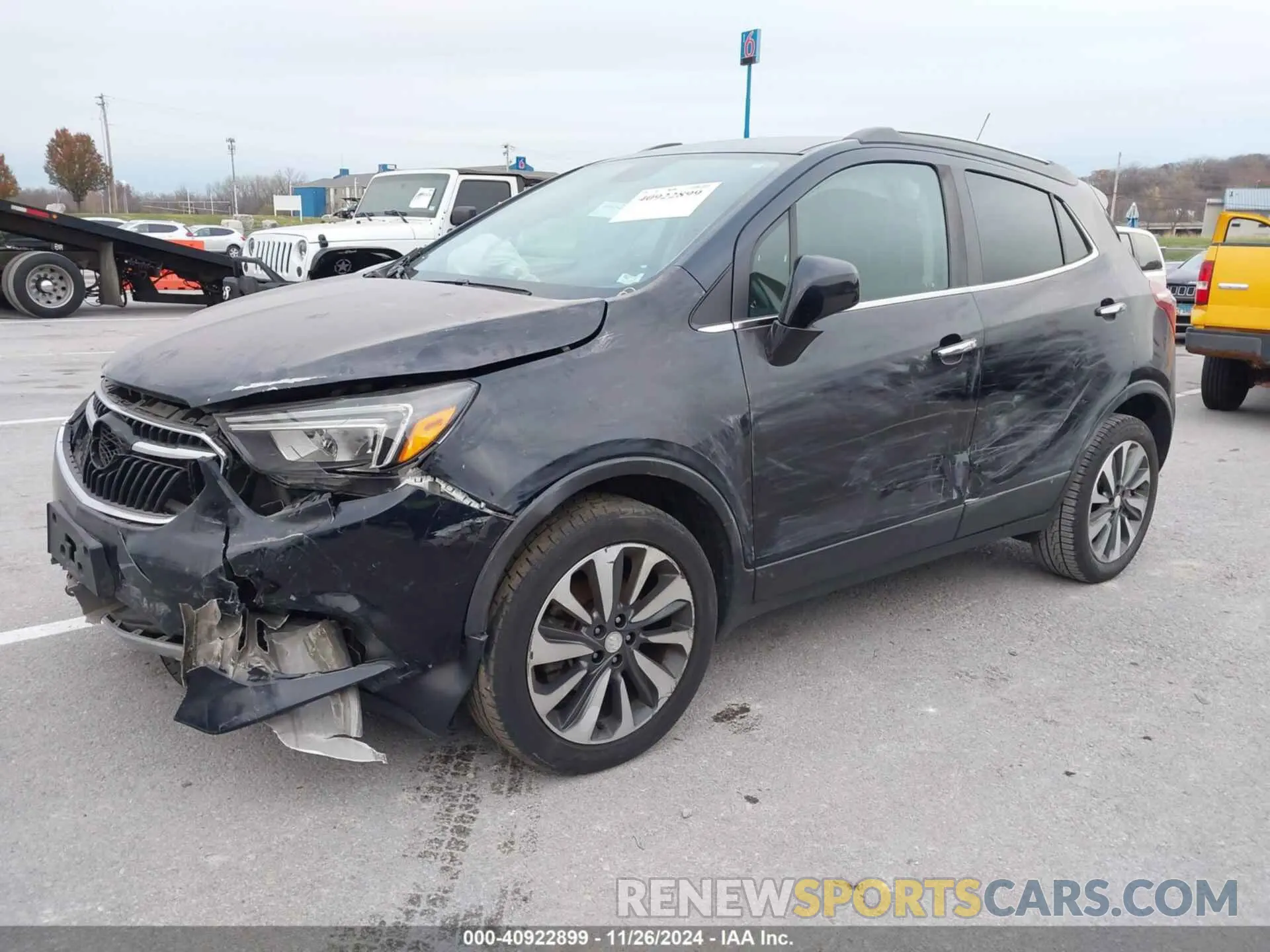 2 fotografías del automóvil dañado KL4CJASB4MB333272 BUICK ENCORE 2021