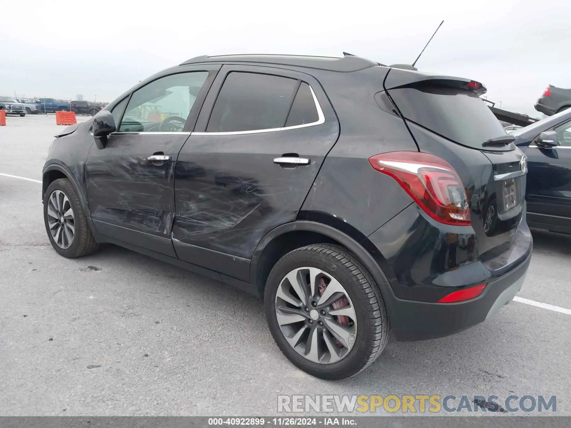 3 fotografías del automóvil dañado KL4CJASB4MB333272 BUICK ENCORE 2021