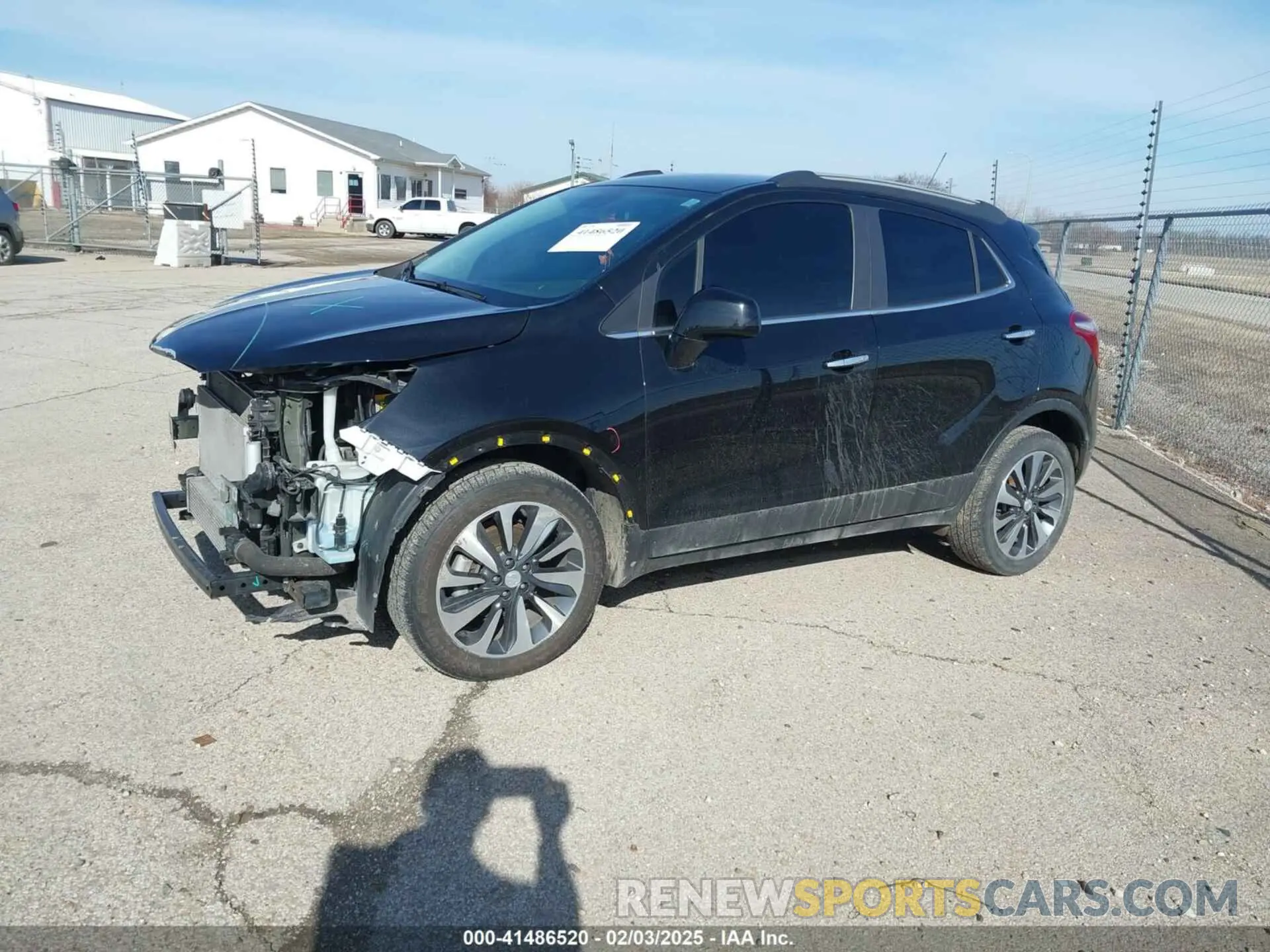 2 fotografías del automóvil dañado KL4CJASB5MB331434 BUICK ENCORE 2021