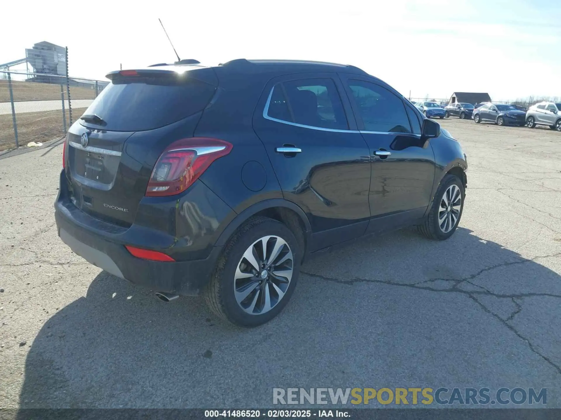 4 fotografías del automóvil dañado KL4CJASB5MB331434 BUICK ENCORE 2021