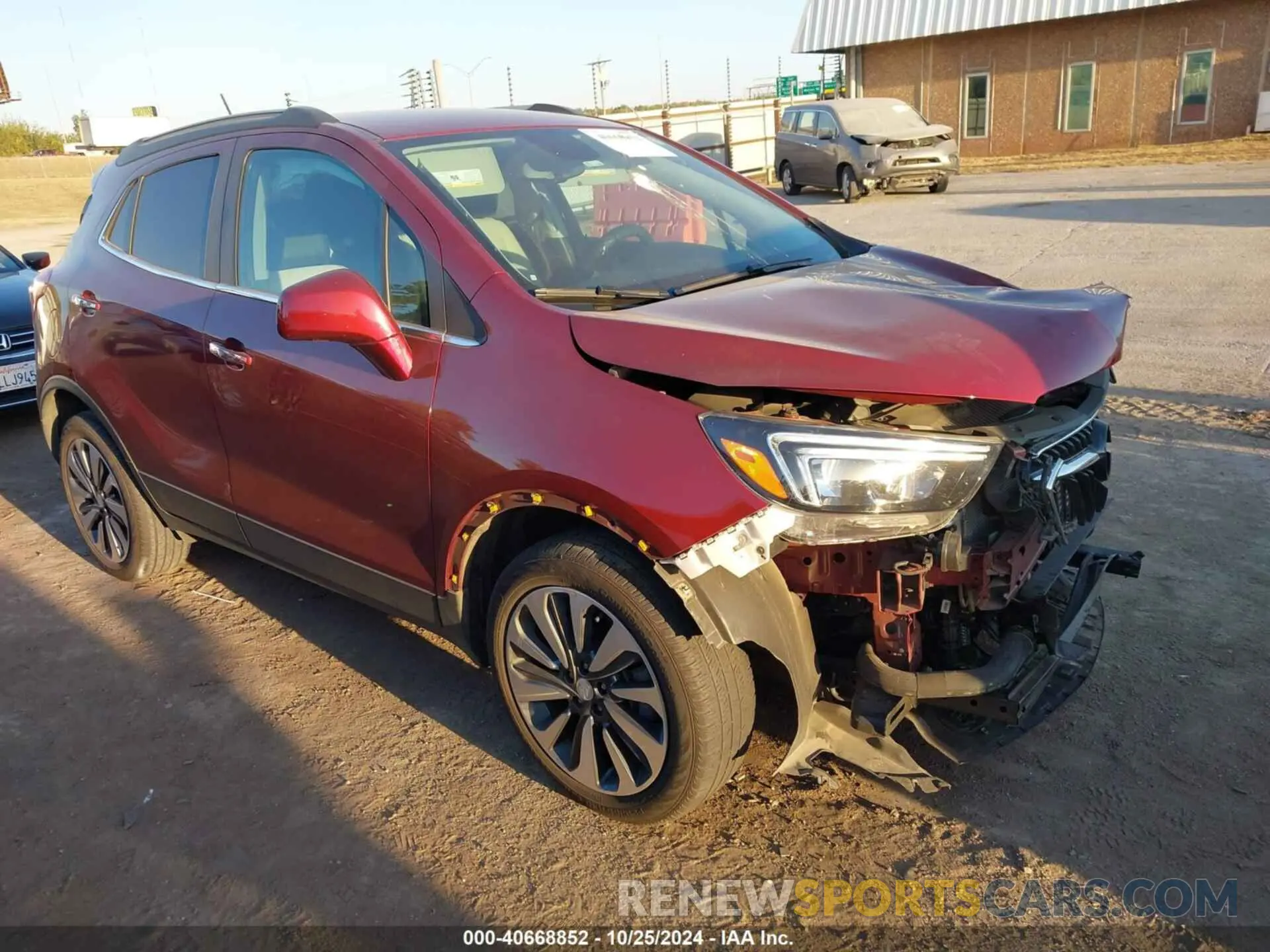 1 fotografías del automóvil dañado KL4CJASB6MB337825 BUICK ENCORE 2021