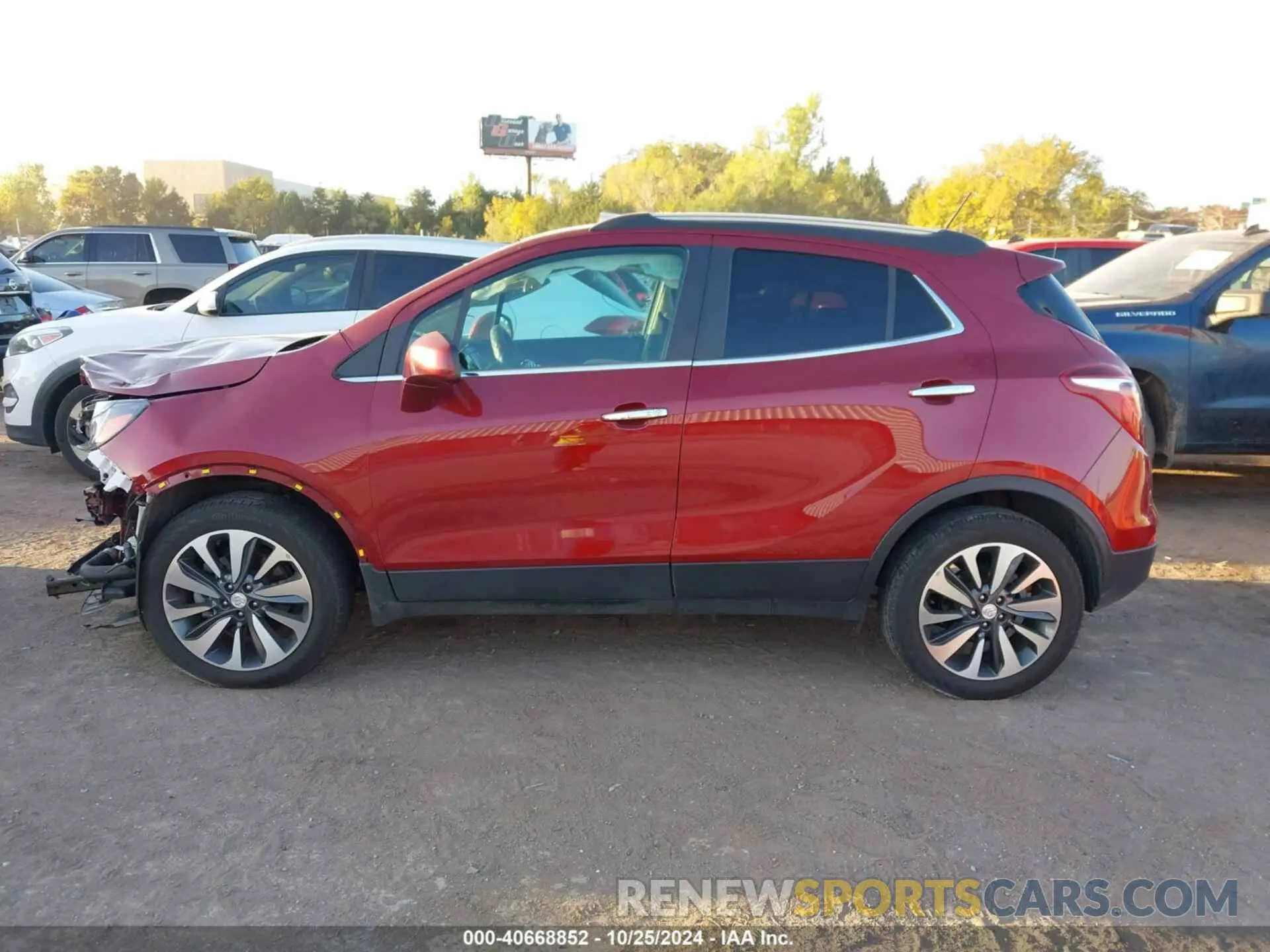14 fotografías del automóvil dañado KL4CJASB6MB337825 BUICK ENCORE 2021