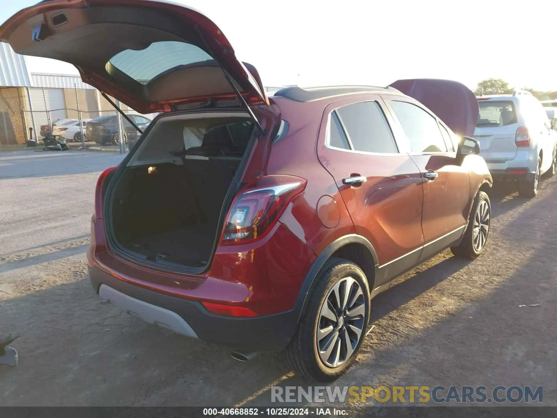 4 fotografías del automóvil dañado KL4CJASB6MB337825 BUICK ENCORE 2021