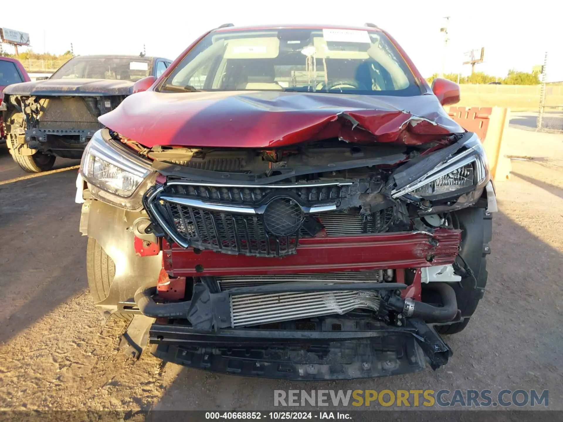6 fotografías del automóvil dañado KL4CJASB6MB337825 BUICK ENCORE 2021