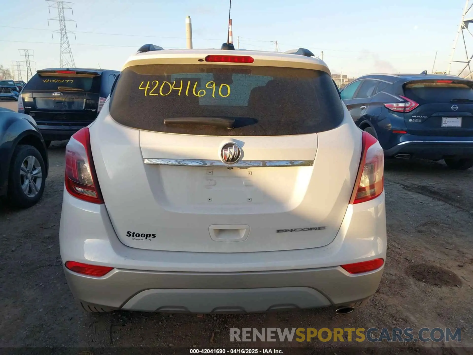 16 fotografías del automóvil dañado KL4CJASB9MB332702 BUICK ENCORE 2021