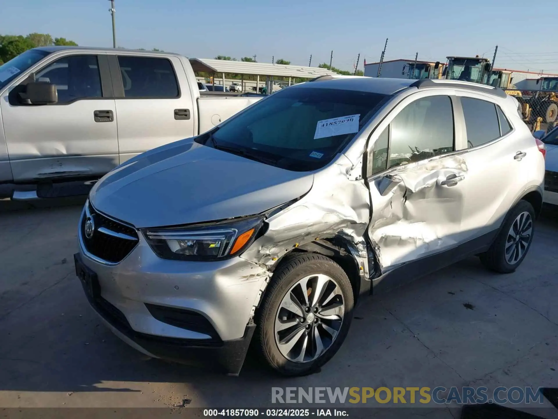 2 fotografías del automóvil dañado KL4CJASBXMB312202 BUICK ENCORE 2021