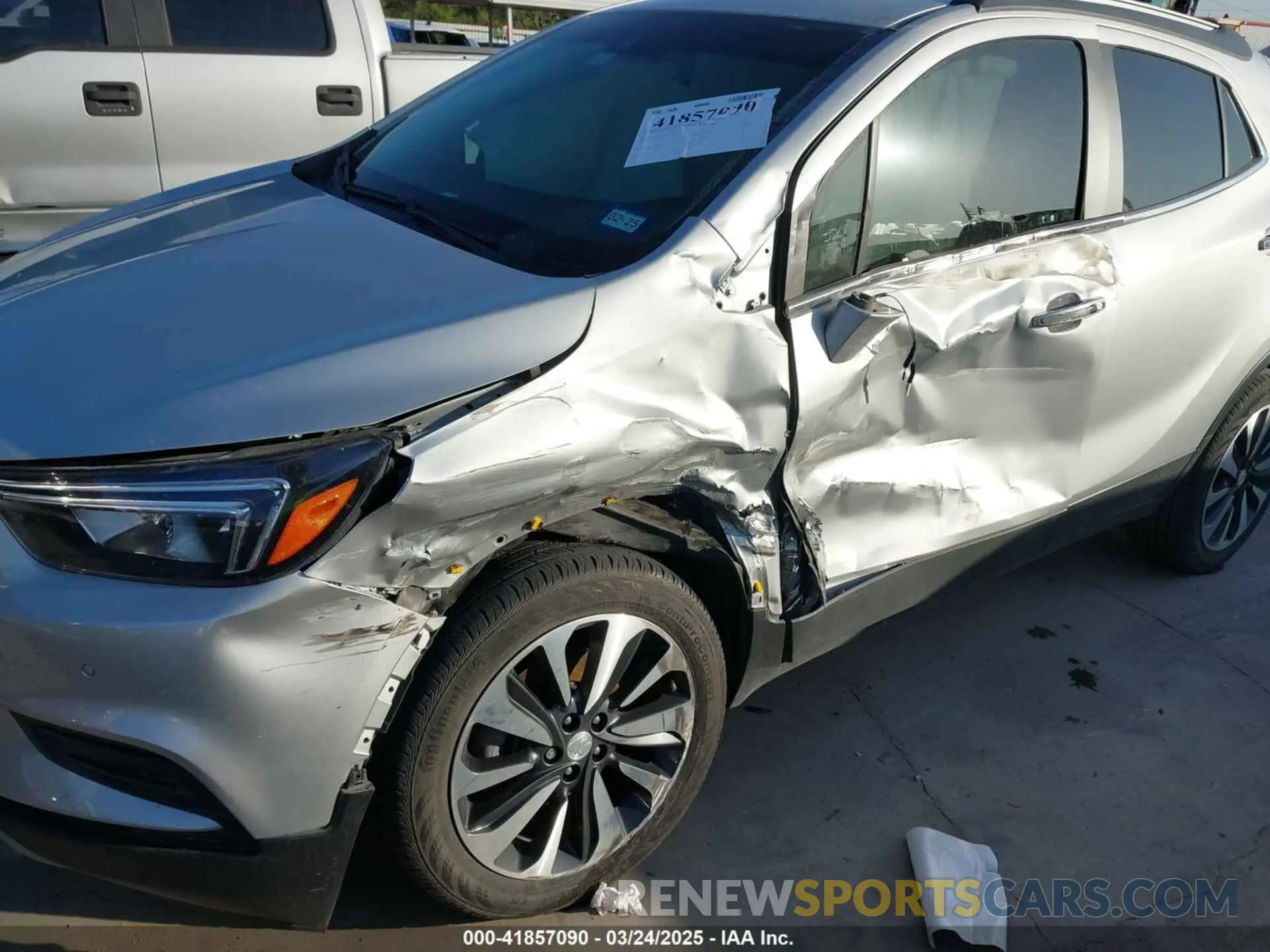 6 fotografías del automóvil dañado KL4CJASBXMB312202 BUICK ENCORE 2021