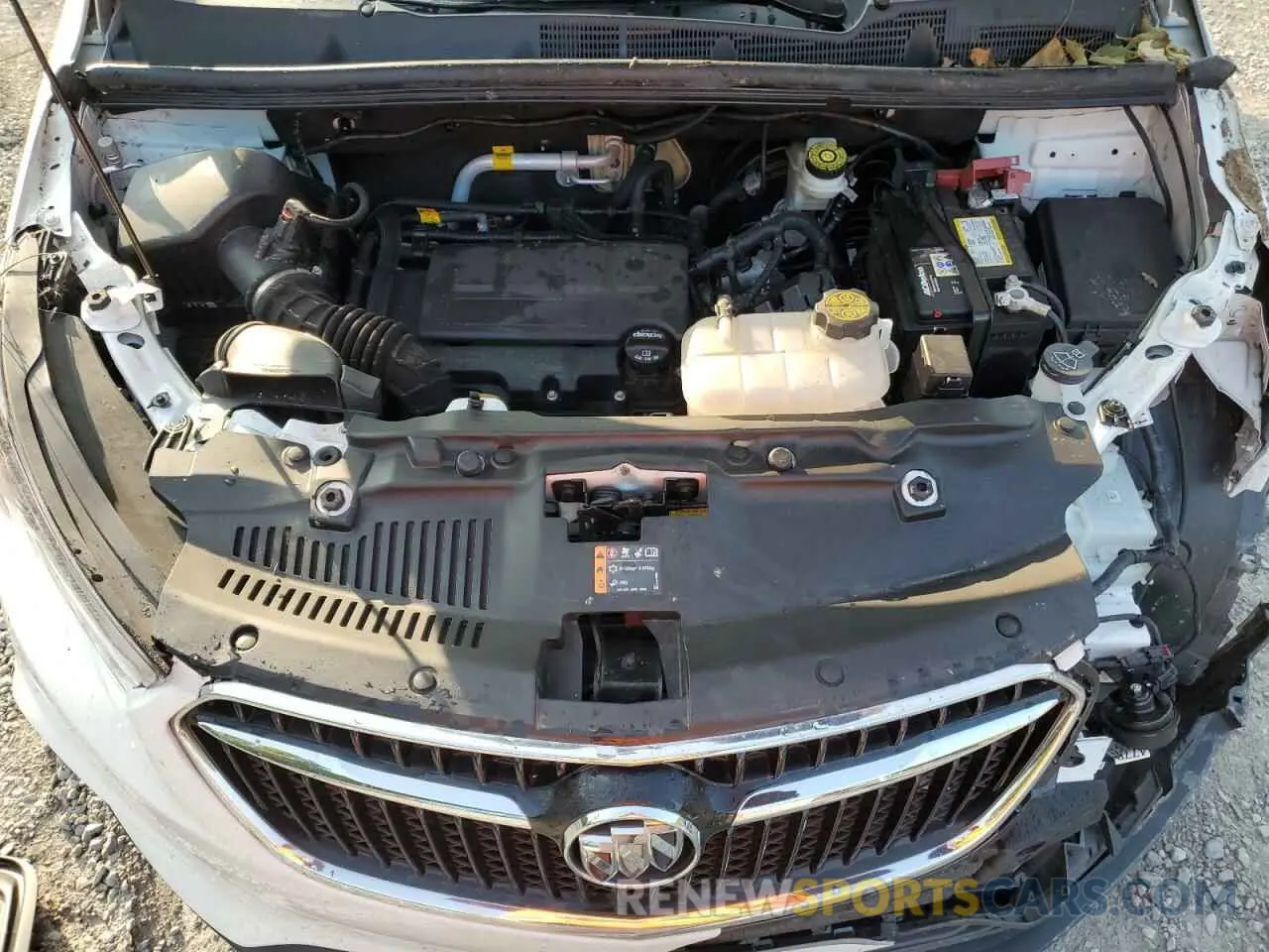 12 fotografías del automóvil dañado KL4CJESB2MB350272 BUICK ENCORE 2021