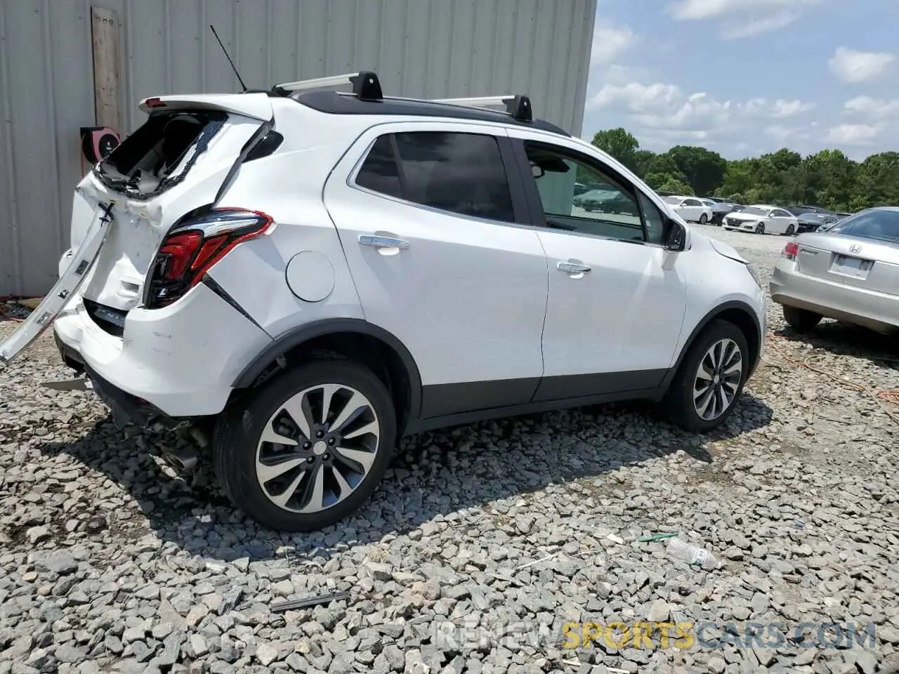 3 fotografías del automóvil dañado KL4CJESB2MB357691 BUICK ENCORE 2021