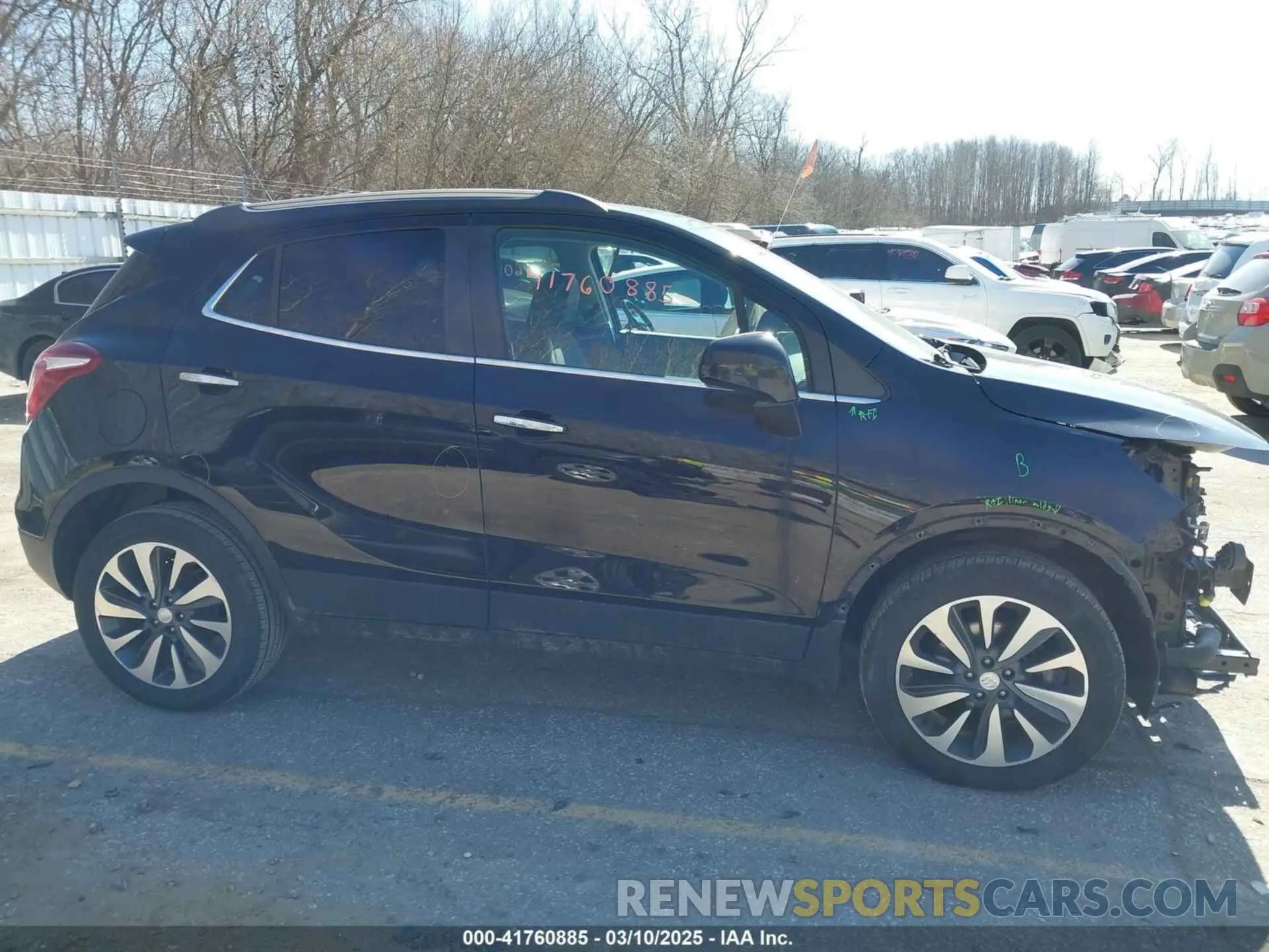 14 fotografías del automóvil dañado KL4CJESB4MB307116 BUICK ENCORE 2021