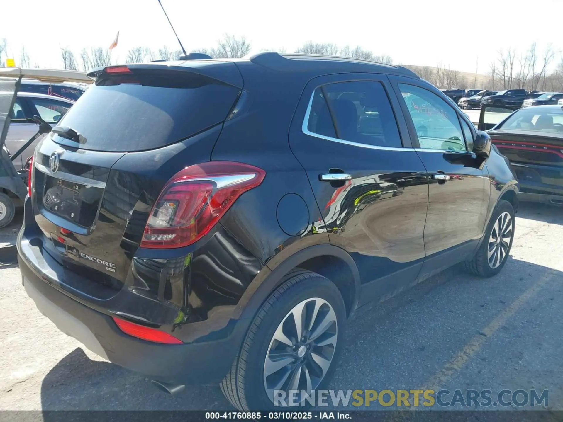 4 fotografías del automóvil dañado KL4CJESB4MB307116 BUICK ENCORE 2021