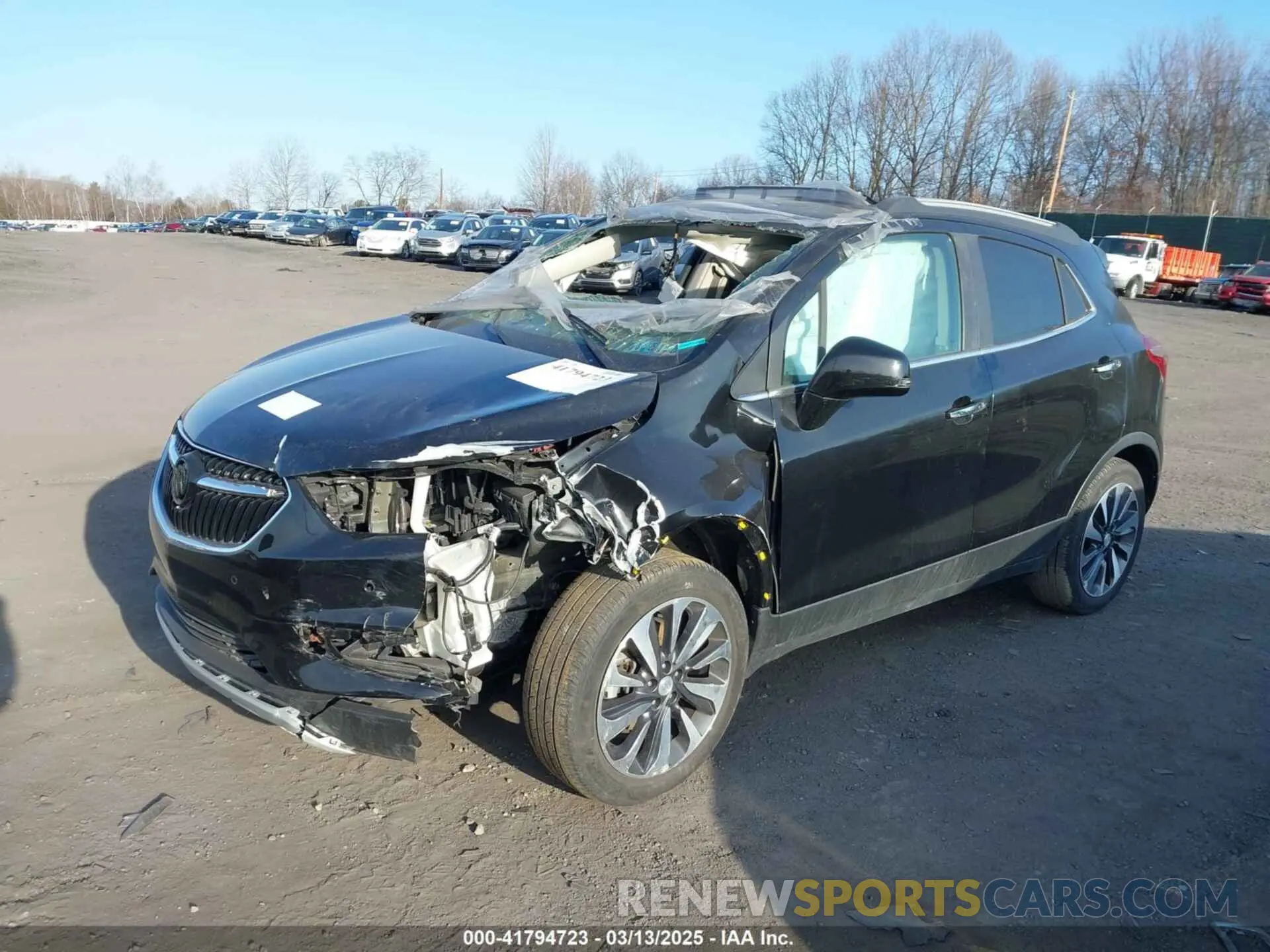 2 fotografías del automóvil dañado KL4CJESB7MB332611 BUICK ENCORE 2021