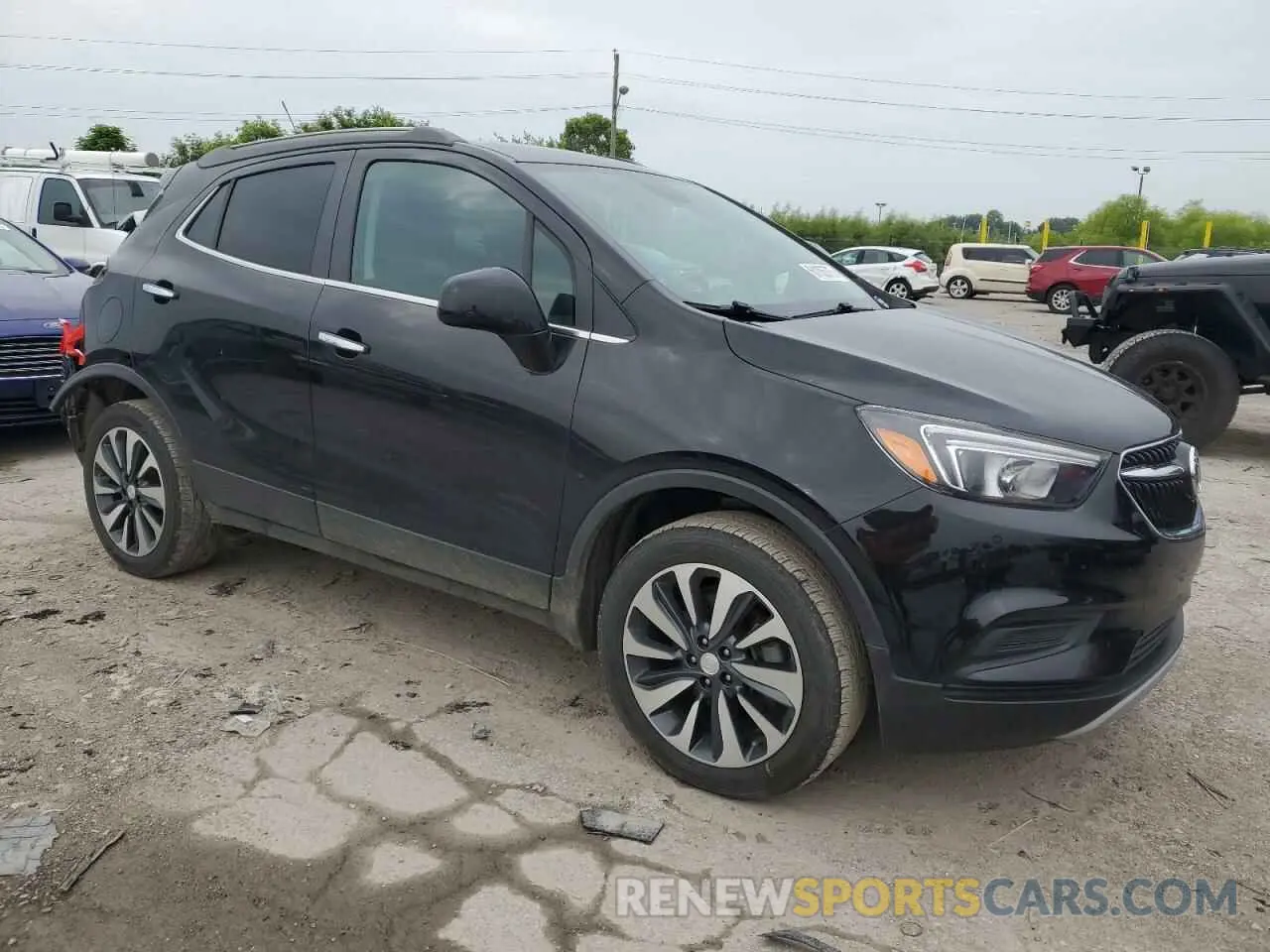 4 fotografías del automóvil dañado KL4CJESB7MB341258 BUICK ENCORE 2021