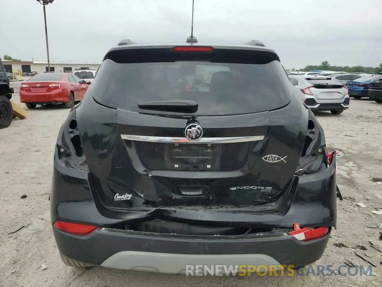 6 fotografías del automóvil dañado KL4CJESB7MB341258 BUICK ENCORE 2021