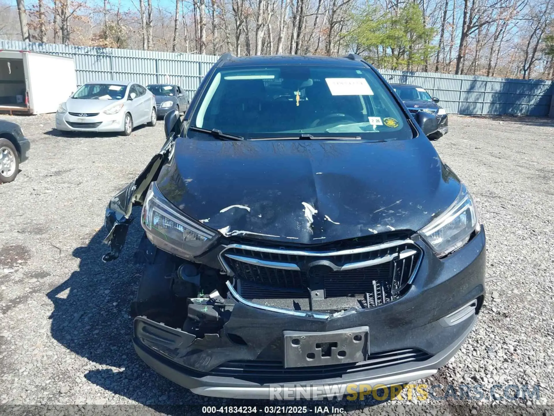 12 fotografías del automóvil dañado KL4CJESB8MB332830 BUICK ENCORE 2021