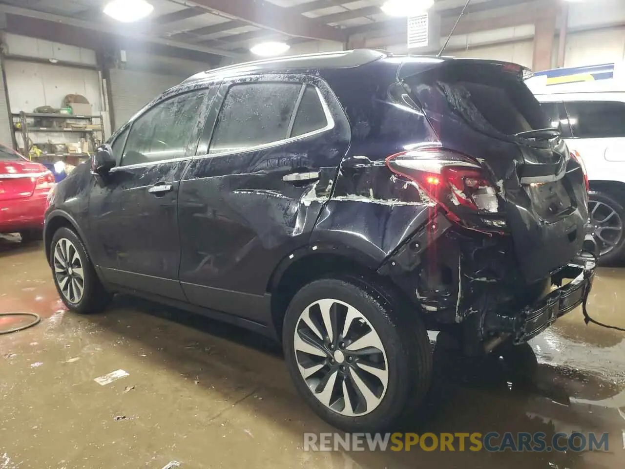 2 fotografías del automóvil dañado KL4CJESB8MB343147 BUICK ENCORE 2021