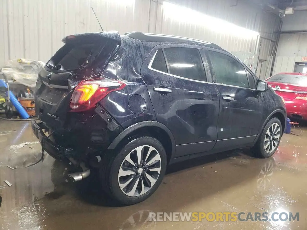 3 fotografías del automóvil dañado KL4CJESB8MB343147 BUICK ENCORE 2021