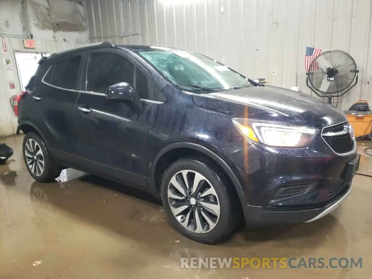 4 fotografías del automóvil dañado KL4CJESB8MB343147 BUICK ENCORE 2021