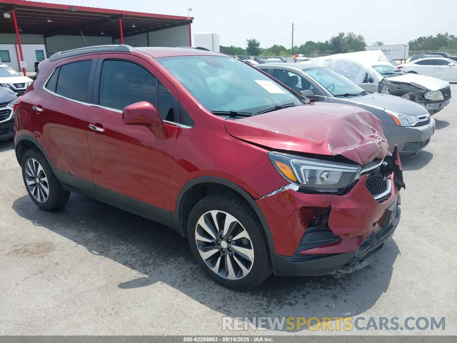 1 fotografías del automóvil dañado KL4CJESM0MB374359 BUICK ENCORE 2021