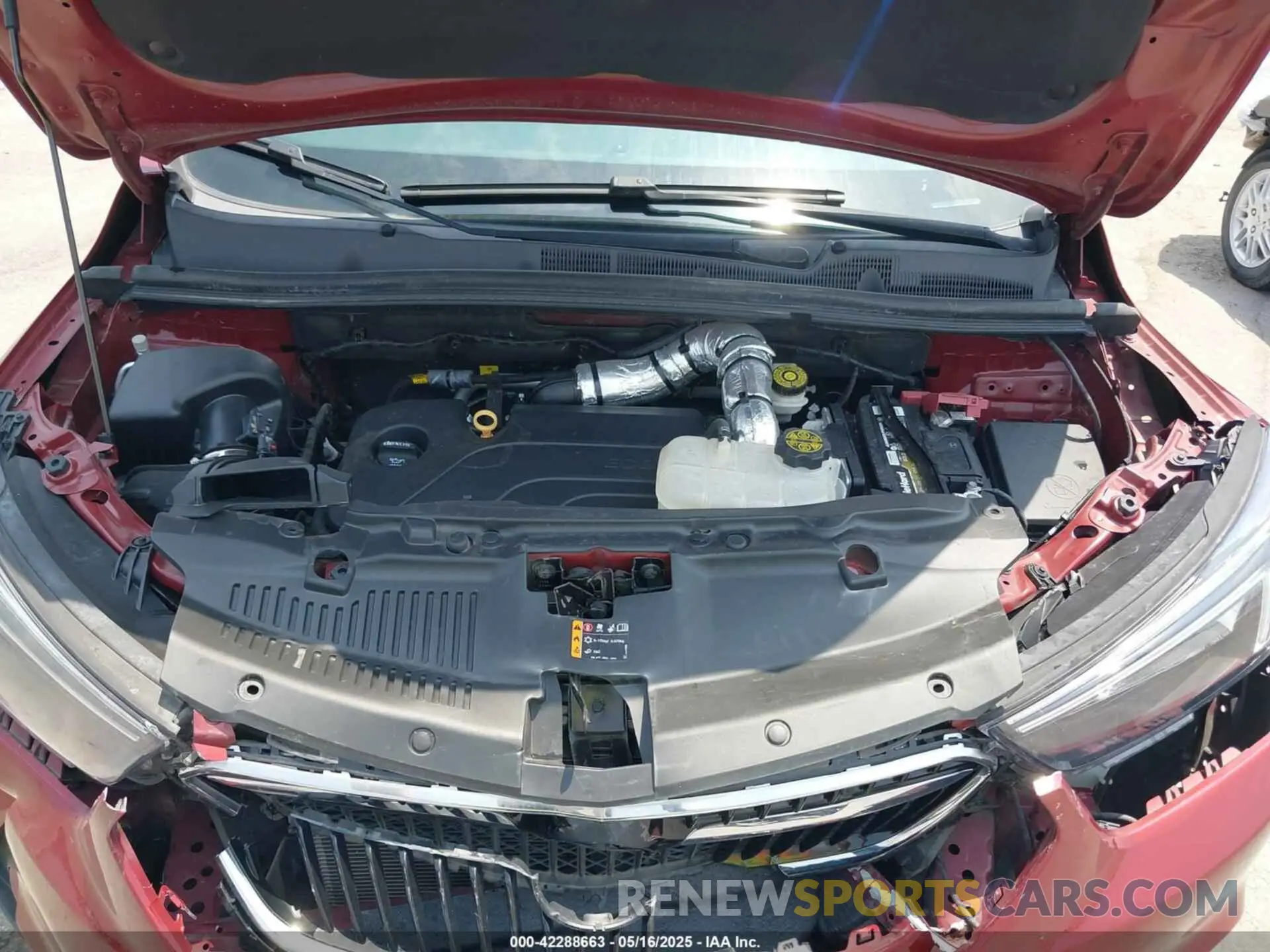 10 fotografías del automóvil dañado KL4CJESM0MB374359 BUICK ENCORE 2021