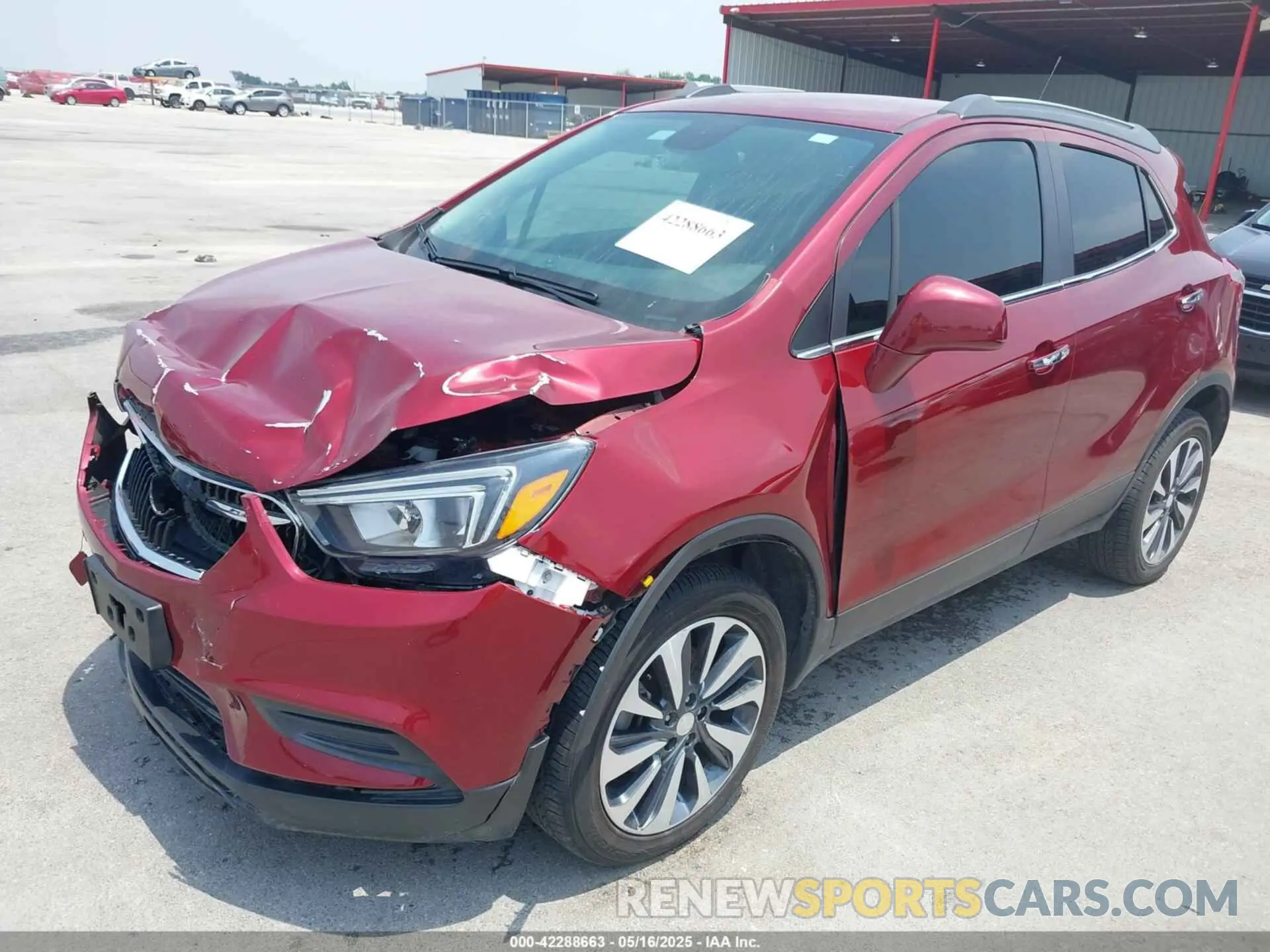 2 fotografías del automóvil dañado KL4CJESM0MB374359 BUICK ENCORE 2021