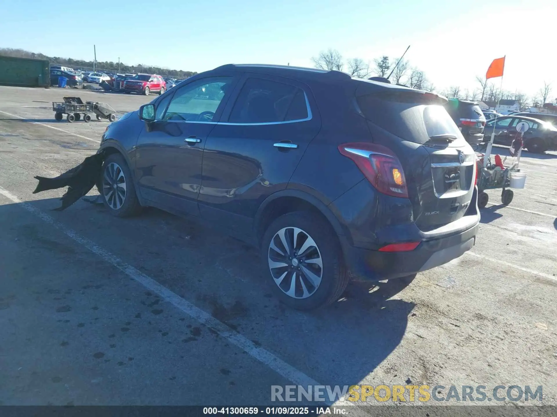 3 fotografías del automóvil dañado KL4CJESM4MB368340 BUICK ENCORE 2021