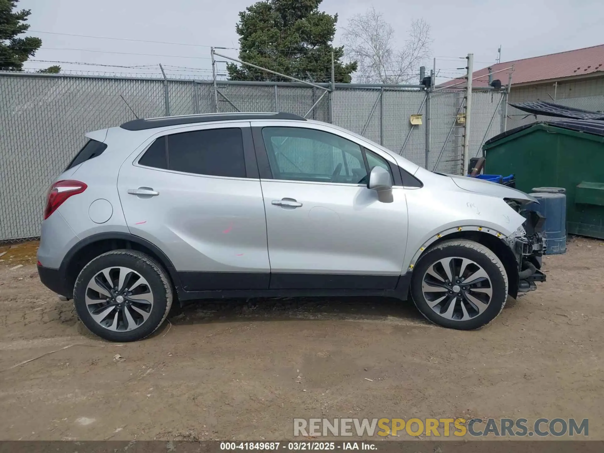 14 fotografías del automóvil dañado KL4CJESM6MB372518 BUICK ENCORE 2021