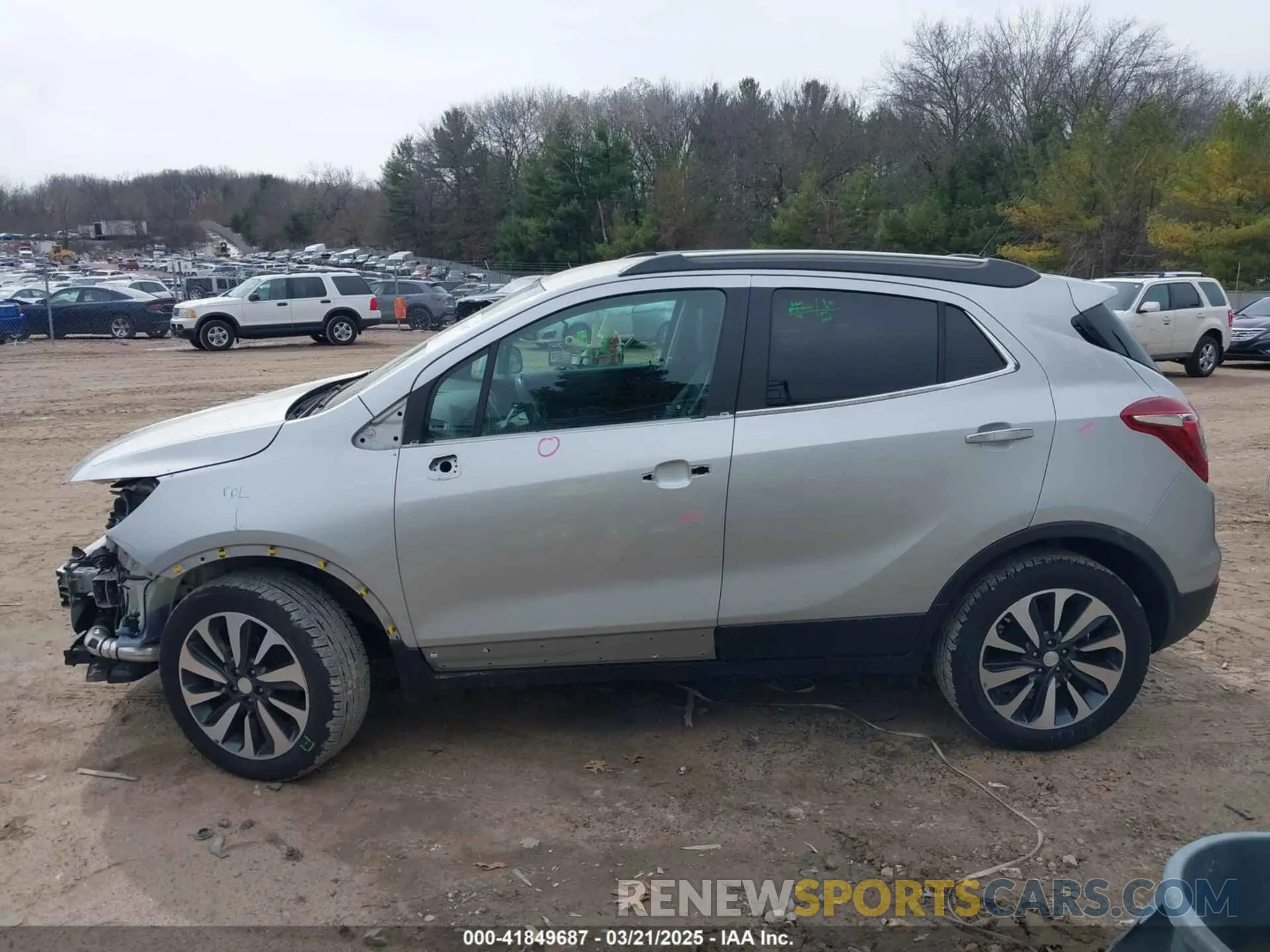 15 fotografías del automóvil dañado KL4CJESM6MB372518 BUICK ENCORE 2021