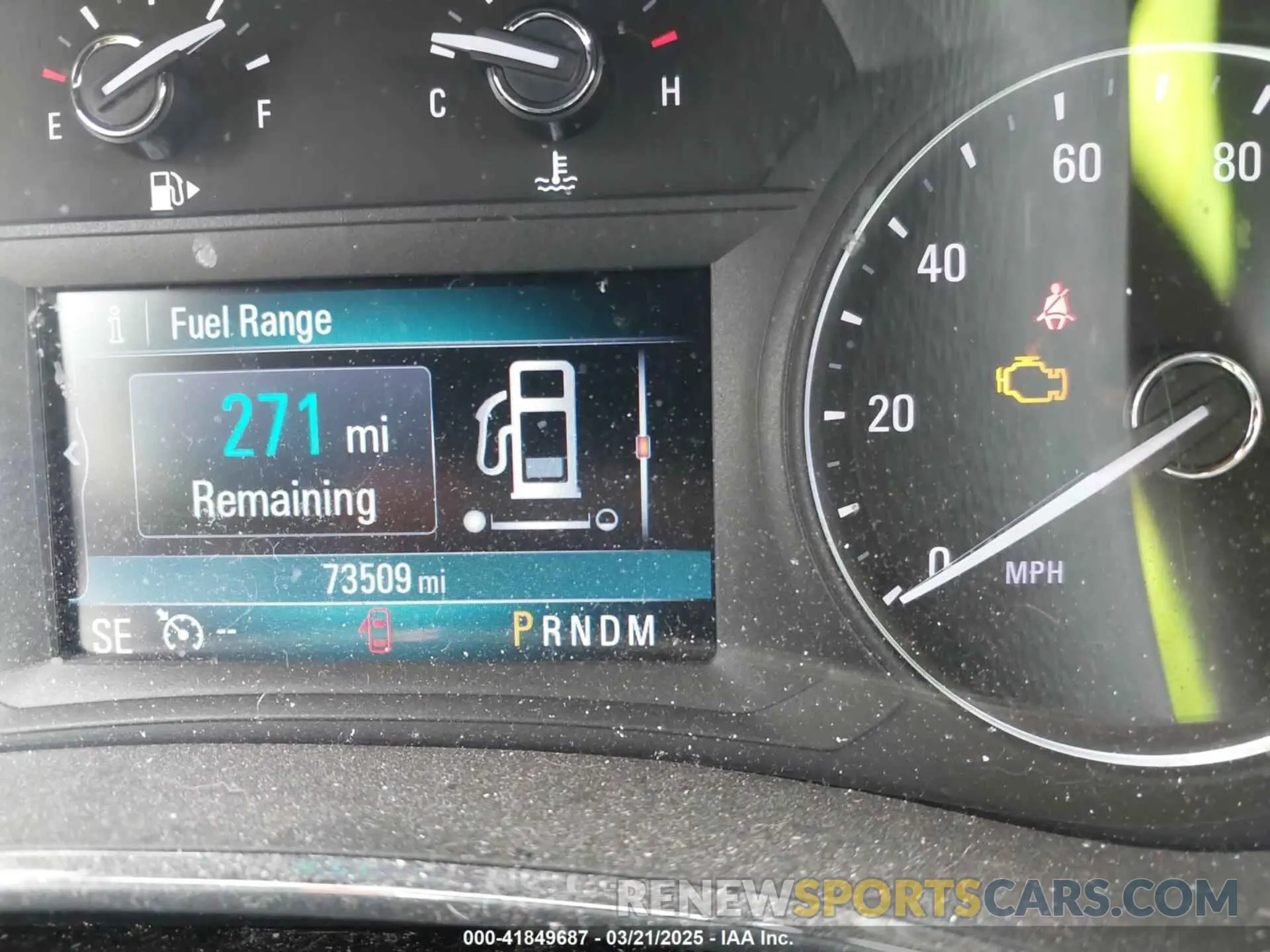 16 fotografías del automóvil dañado KL4CJESM6MB372518 BUICK ENCORE 2021