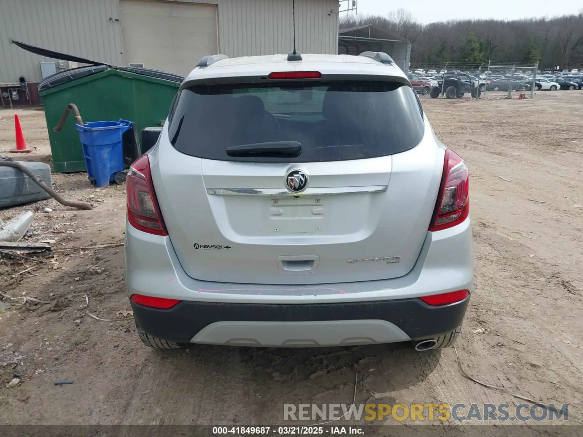 17 fotografías del automóvil dañado KL4CJESM6MB372518 BUICK ENCORE 2021
