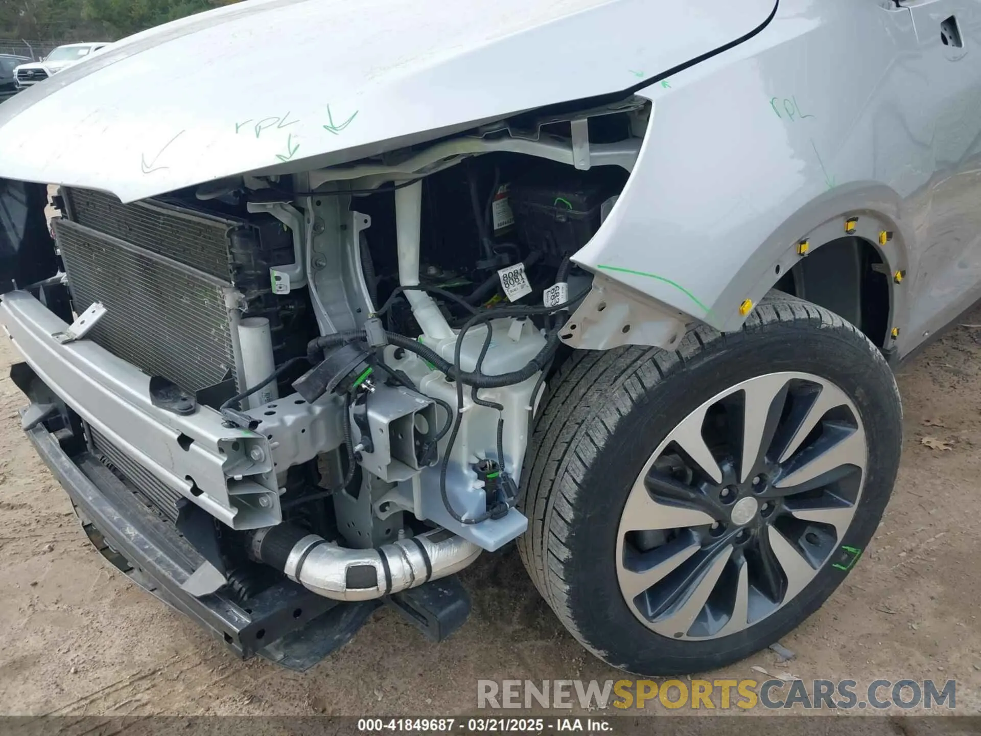 20 fotografías del automóvil dañado KL4CJESM6MB372518 BUICK ENCORE 2021
