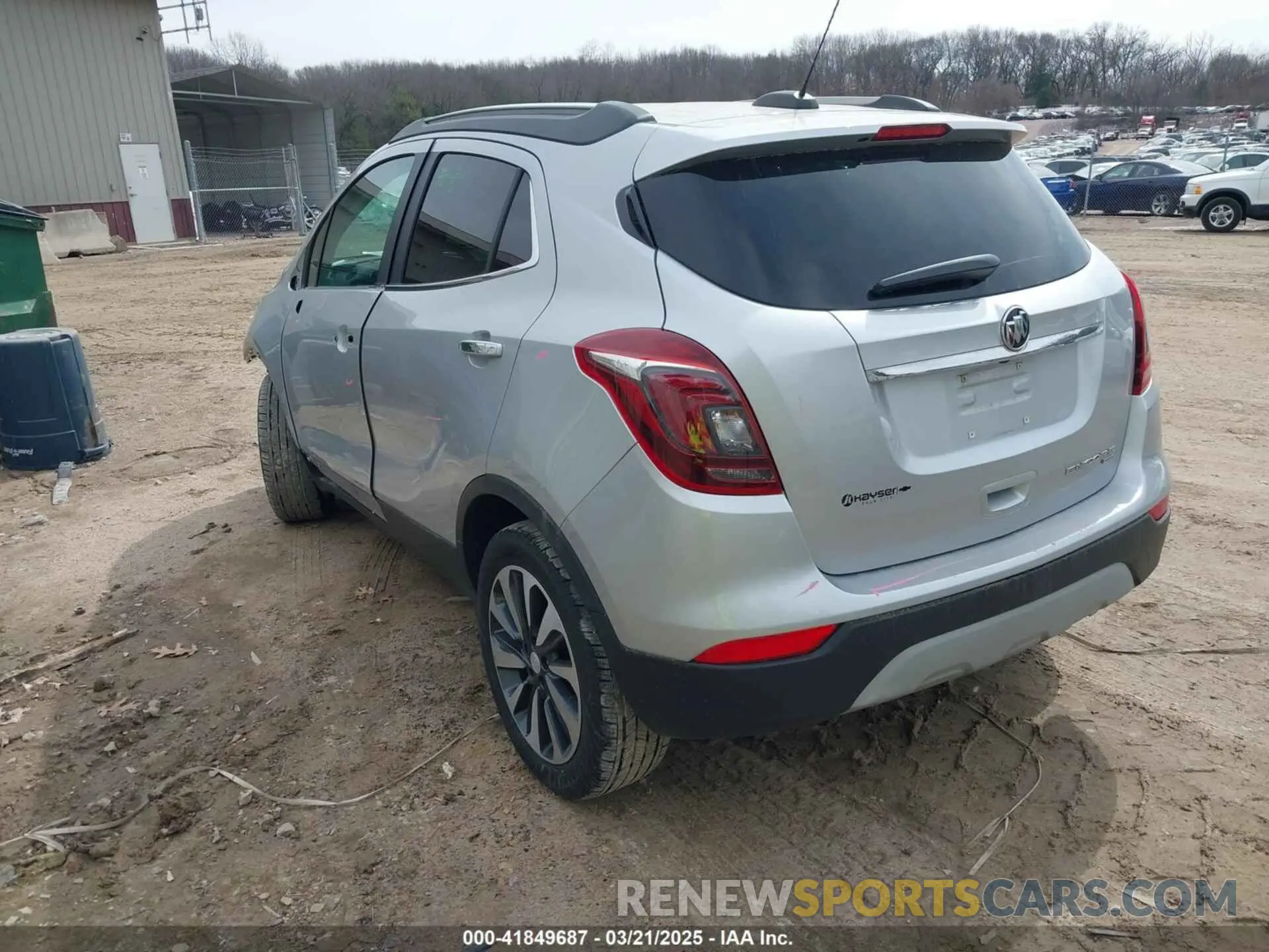 3 fotografías del automóvil dañado KL4CJESM6MB372518 BUICK ENCORE 2021