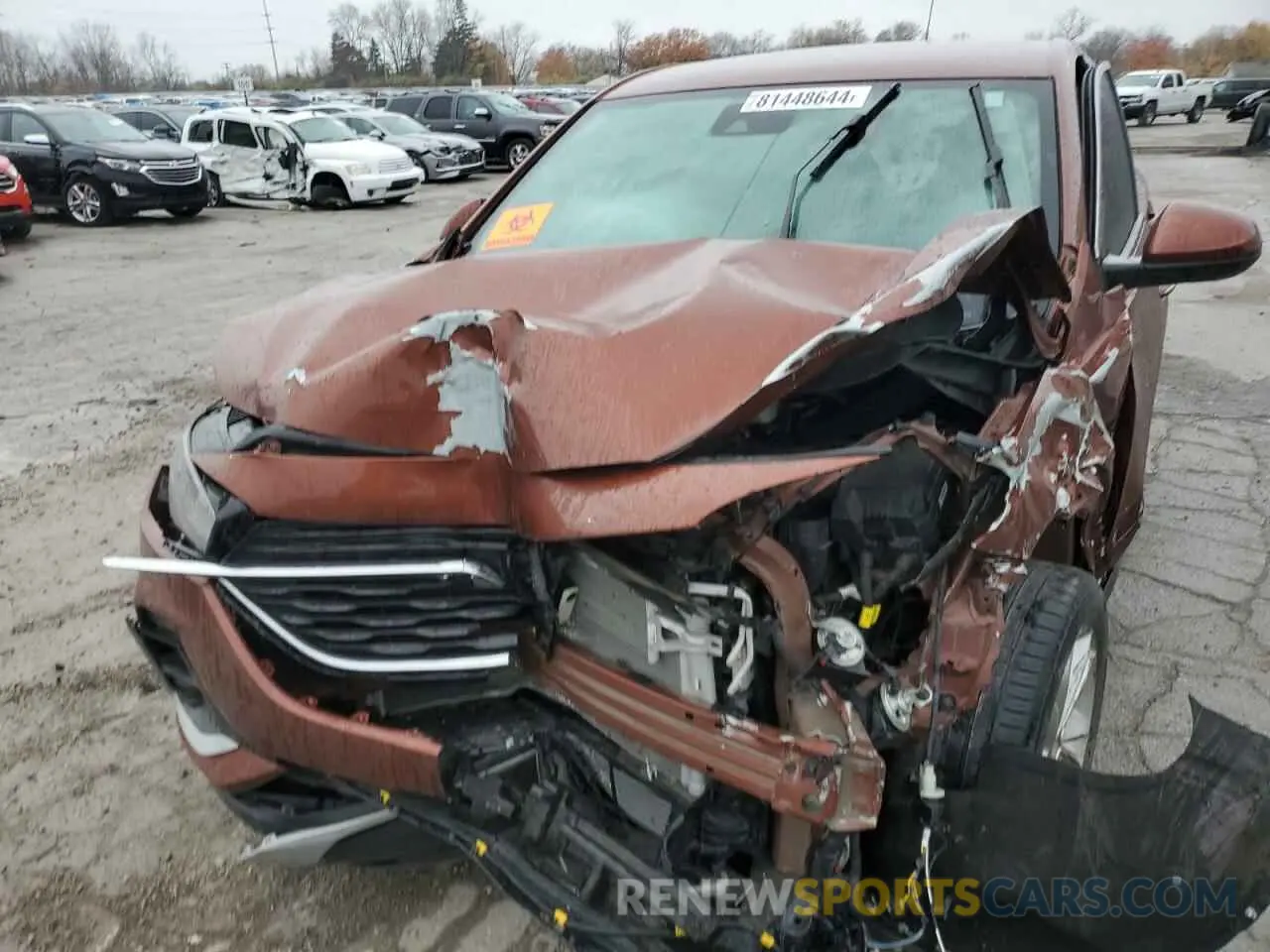 13 fotografías del automóvil dañado KL4MMBS21MB129076 BUICK ENCORE 2021