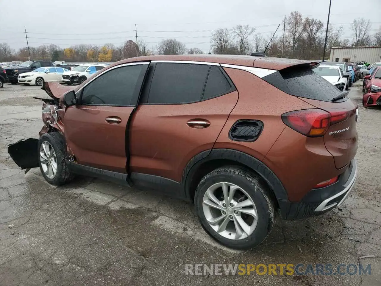 2 fotografías del automóvil dañado KL4MMBS21MB129076 BUICK ENCORE 2021