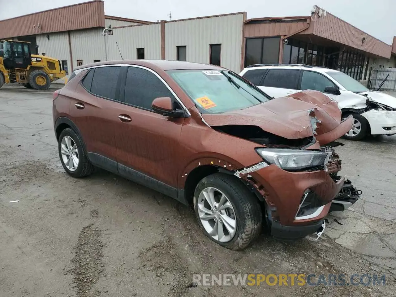 4 fotografías del automóvil dañado KL4MMBS21MB129076 BUICK ENCORE 2021