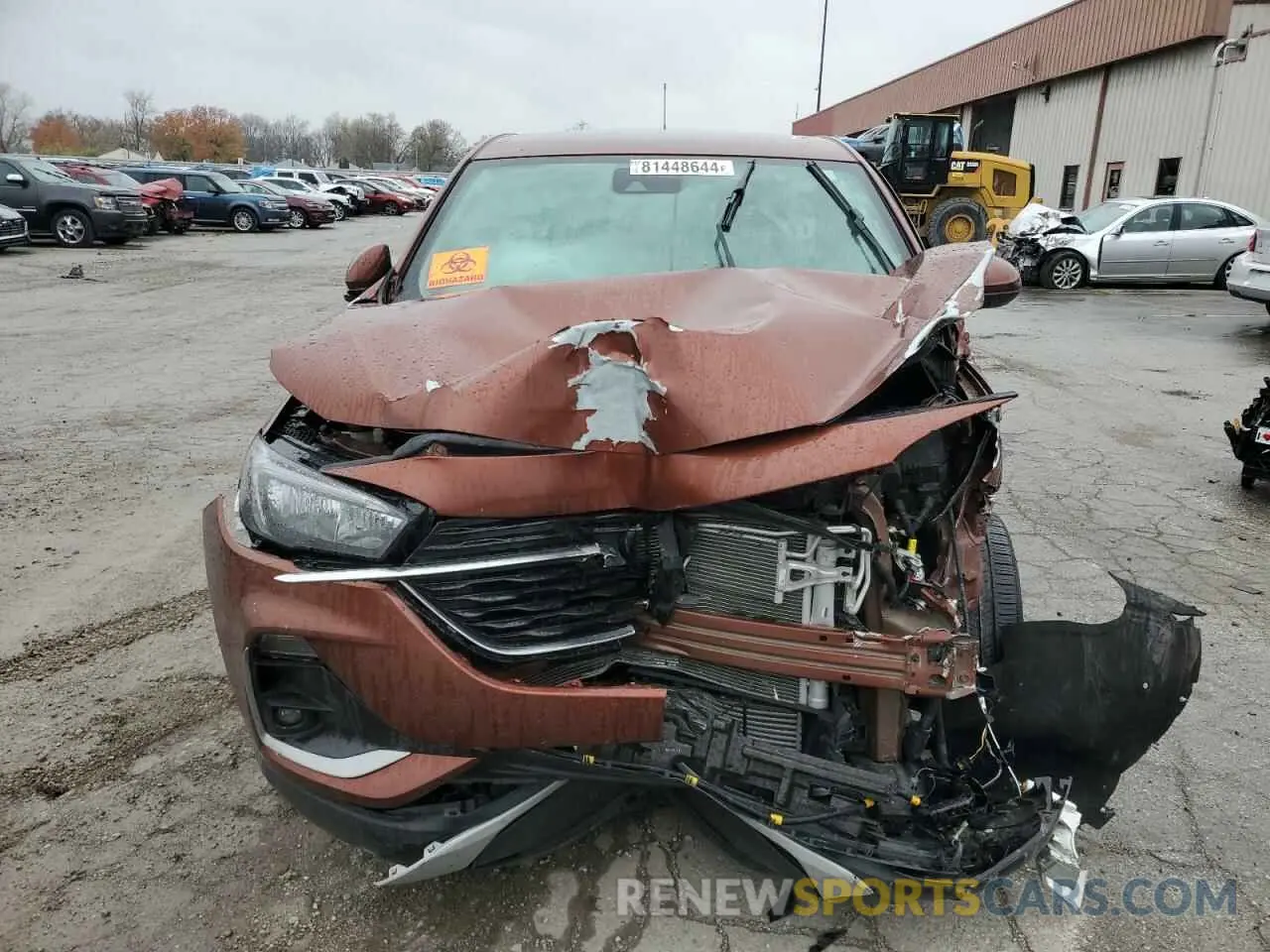 5 fotografías del automóvil dañado KL4MMBS21MB129076 BUICK ENCORE 2021