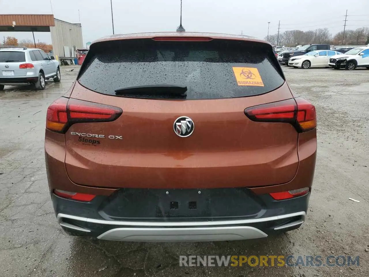 6 fotografías del automóvil dañado KL4MMBS21MB129076 BUICK ENCORE 2021