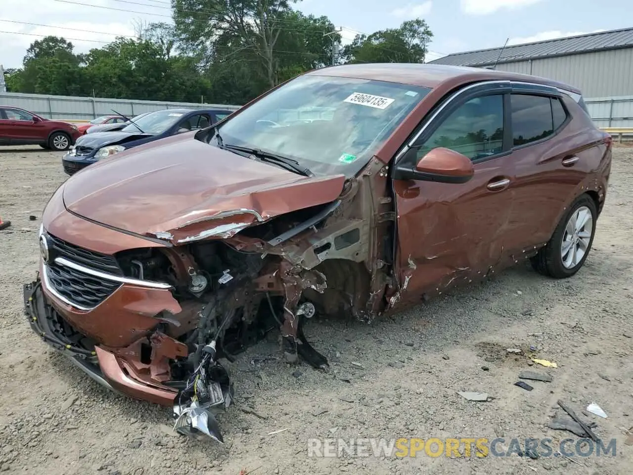 1 fotografías del automóvil dañado KL4MMBS23MB051738 BUICK ENCORE 2021