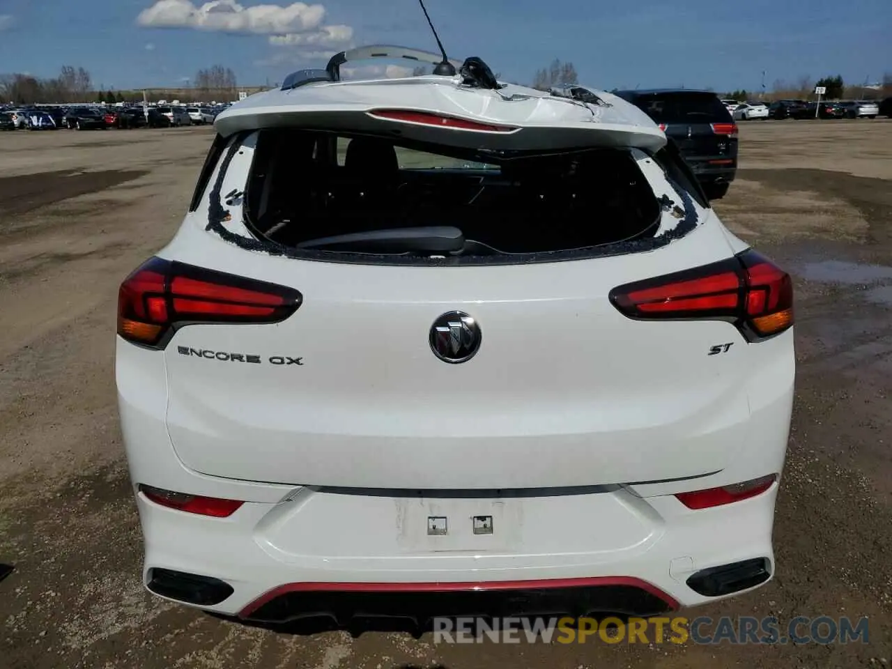 6 fotografías del automóvil dañado KL4MMBS26MB085110 BUICK ENCORE 2021