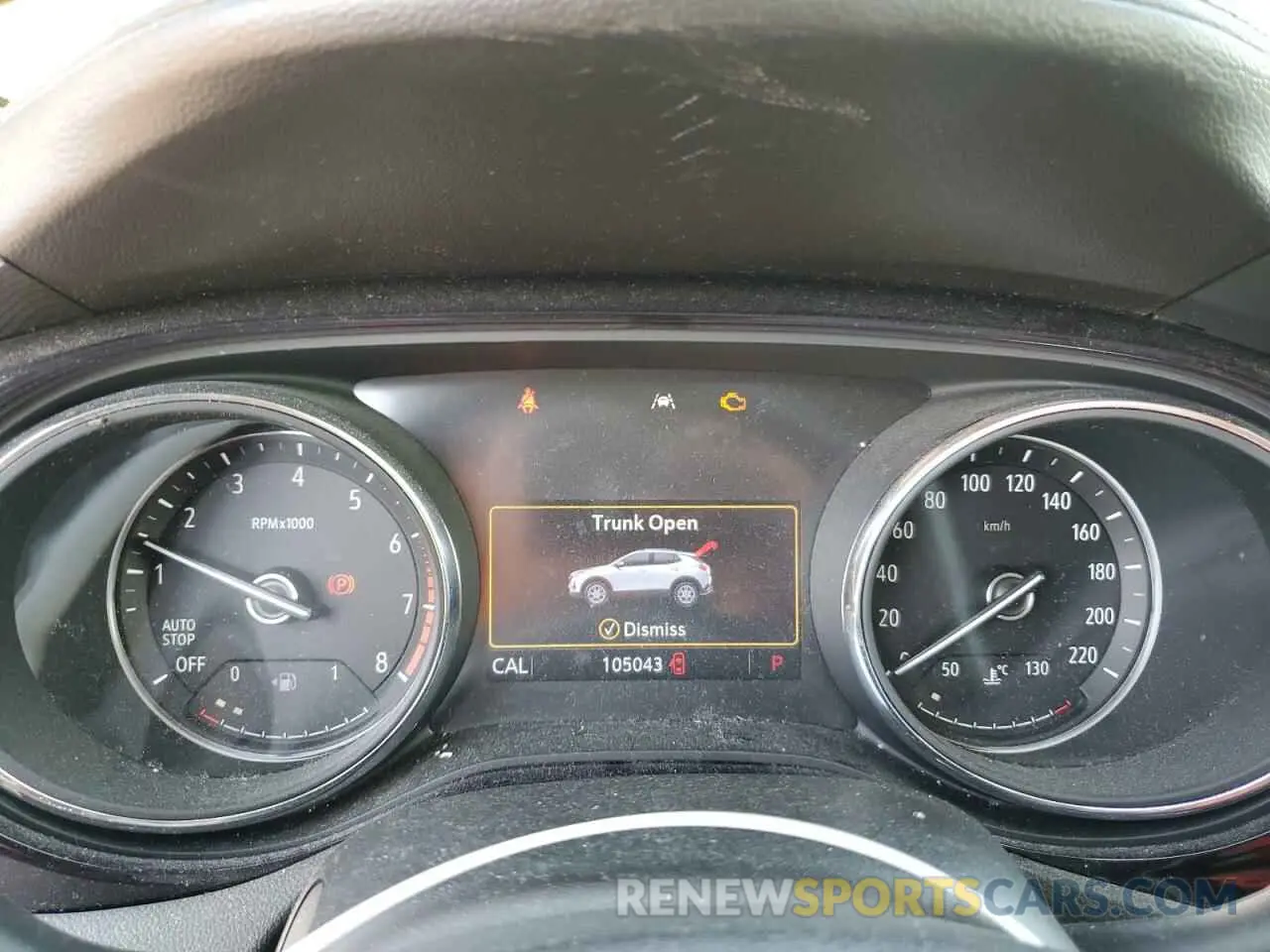 9 fotografías del automóvil dañado KL4MMBS26MB085110 BUICK ENCORE 2021