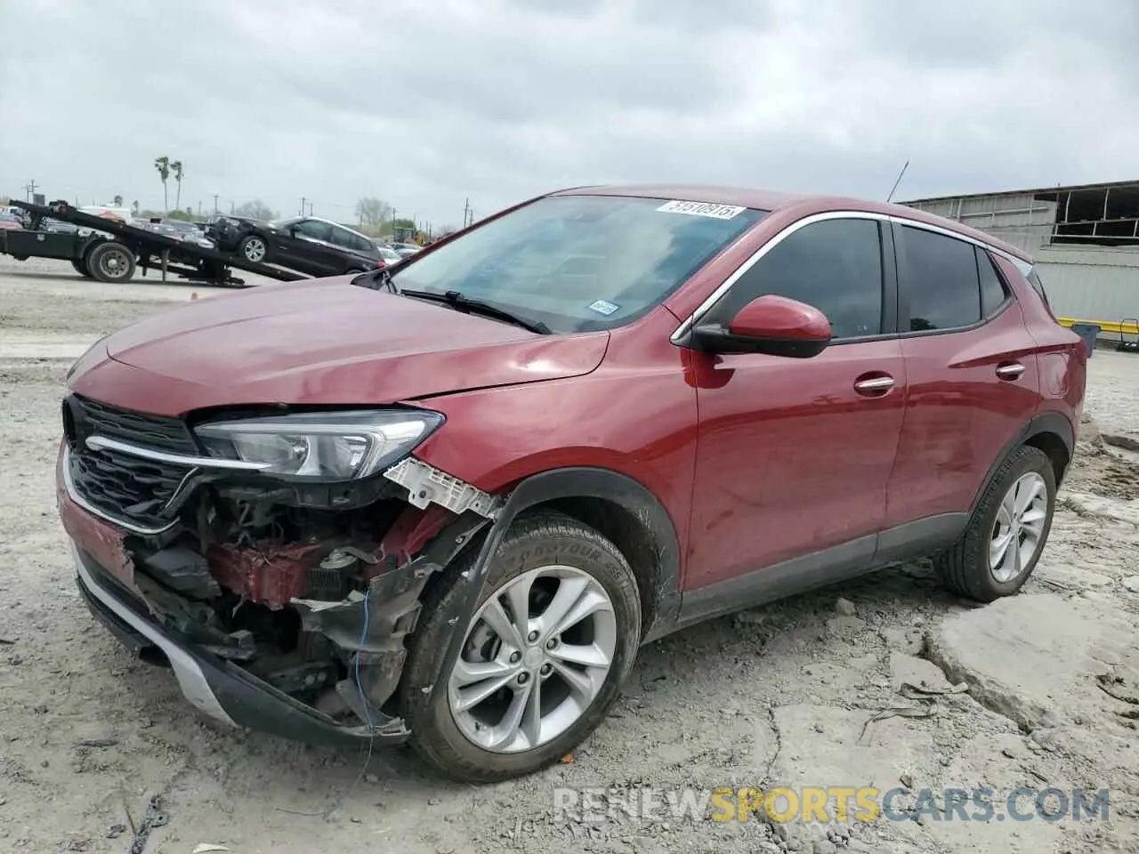 1 fotografías del automóvil dañado KL4MMBS27MB043514 BUICK ENCORE 2021