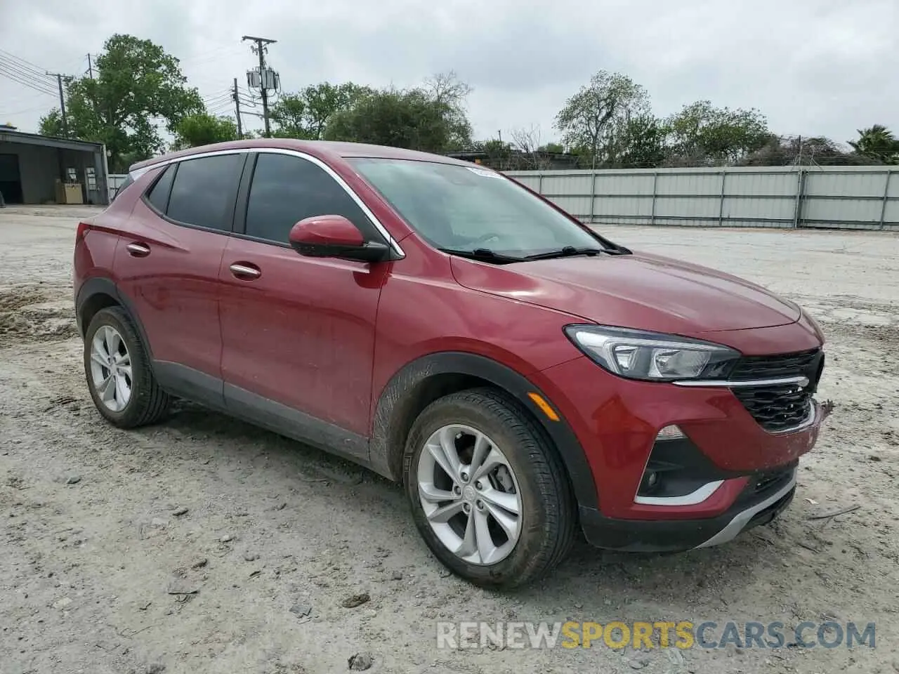 4 fotografías del automóvil dañado KL4MMBS27MB043514 BUICK ENCORE 2021