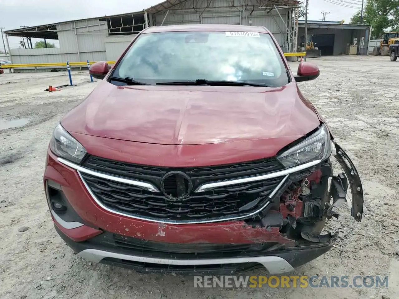 5 fotografías del automóvil dañado KL4MMBS27MB043514 BUICK ENCORE 2021