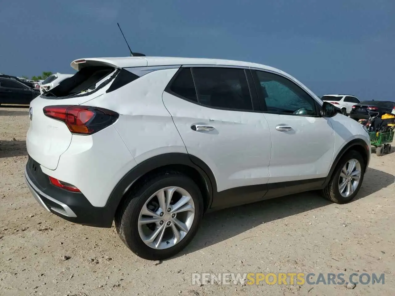 3 fotografías del automóvil dañado KL4MMBS27MB126554 BUICK ENCORE 2021