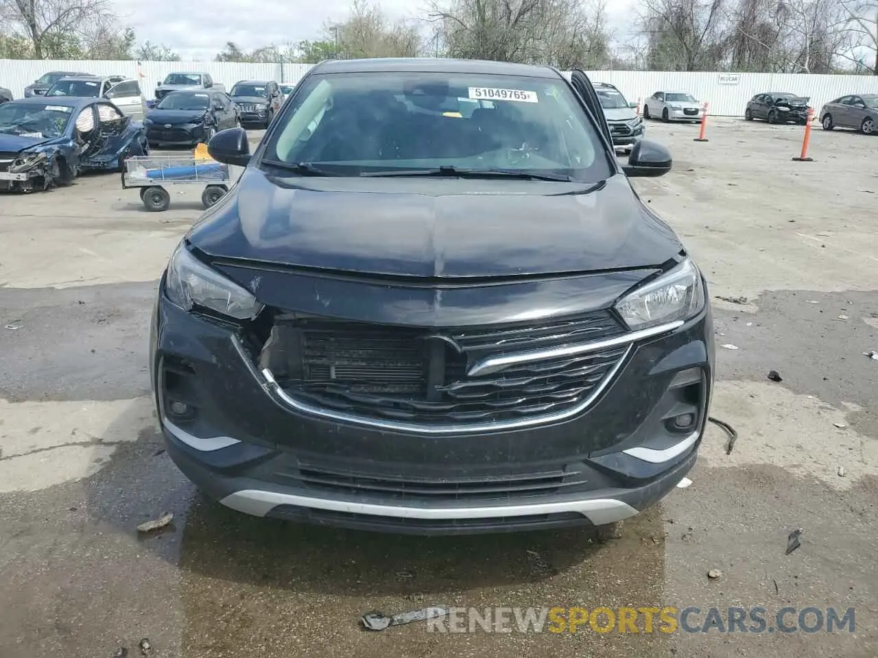 5 fotografías del automóvil dañado KL4MMBS29MB079138 BUICK ENCORE 2021