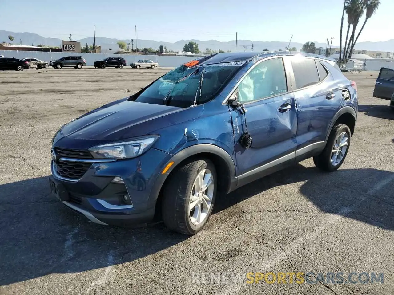 1 fotografías del automóvil dañado KL4MMBS2XMB112230 BUICK ENCORE 2021