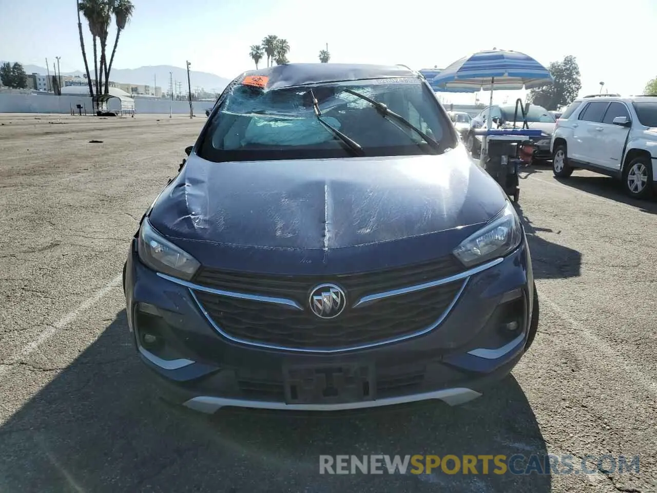 5 fotografías del automóvil dañado KL4MMBS2XMB112230 BUICK ENCORE 2021